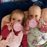 Twin girls are looking for a big sister